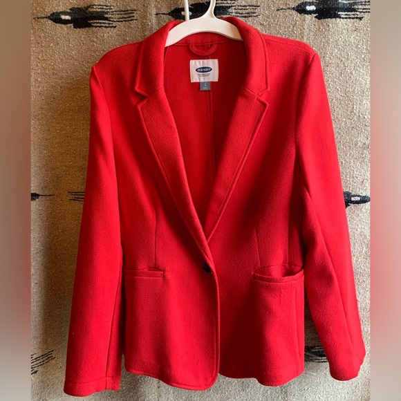 Old Navy Jackets & Blazers - Beautiful red blazer from Old Navy women’s size large